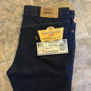 NWT Deadstock Levi’s Orange Tab 44x30 Saddleman Bootcut Jeans Made in USA